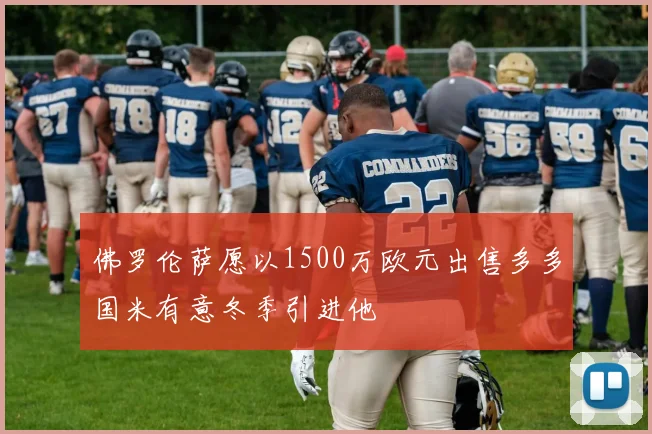佛罗伦萨愿以1500万欧元出售多多国米有意冬季引进他