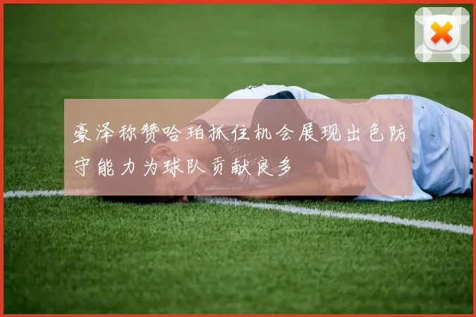 豪泽称赞哈珀抓住机会展现出色防守能力为球队贡献良多